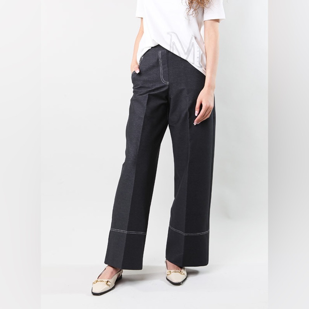 MAX MARA LEISURE Pantalone Cordova elastic waist 30”- size XL